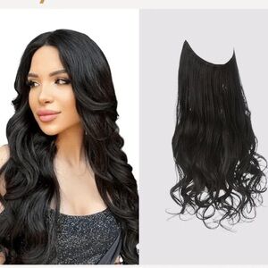 Halo 16” Black Hair Extensions (2 pack!)